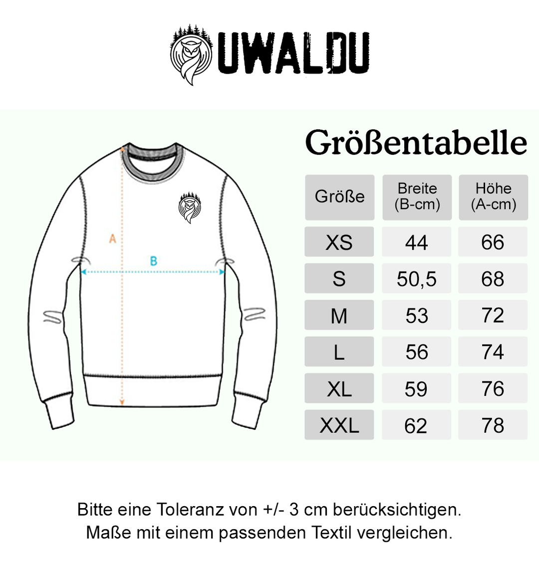 Hexagon Wald - Unisex Bio Sweatshirt