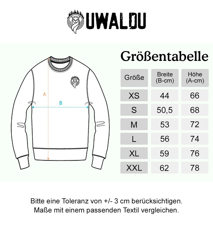 Wald Spiegelun - Unisex Bio Sweatshirt