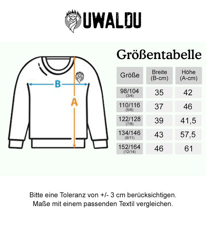 Hexagon Wald - Kinder Bio Sweatshirt