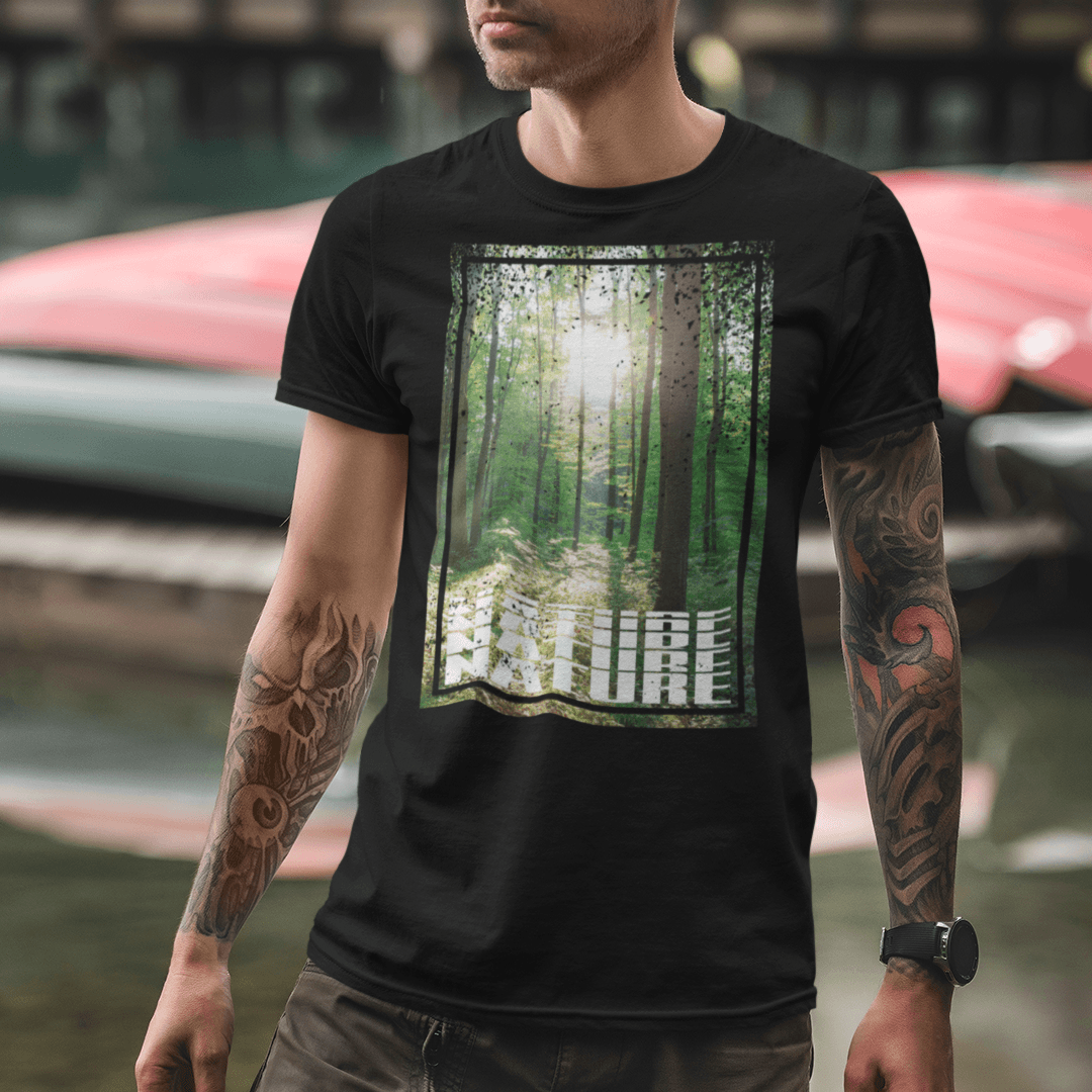 Nature forest - Herren Premium Bio Shirt