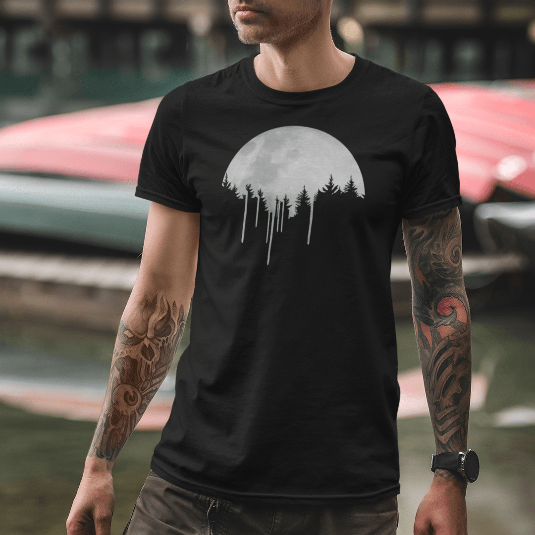Paint Moon - Herren Premium Bio Shirt