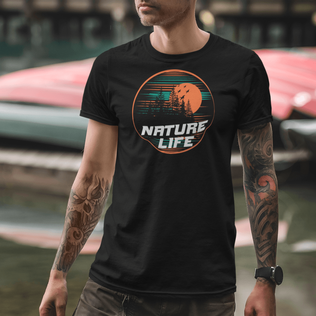 Nature Life Circle - Herren Premium Bio Shirt