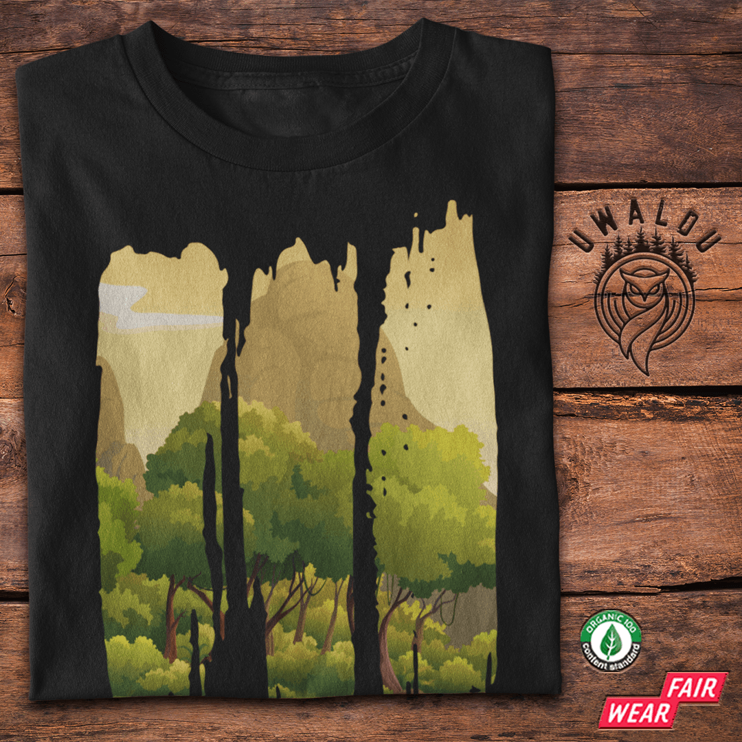 Lovely Nature Brush 2 - Herren Premium Bio Shirt