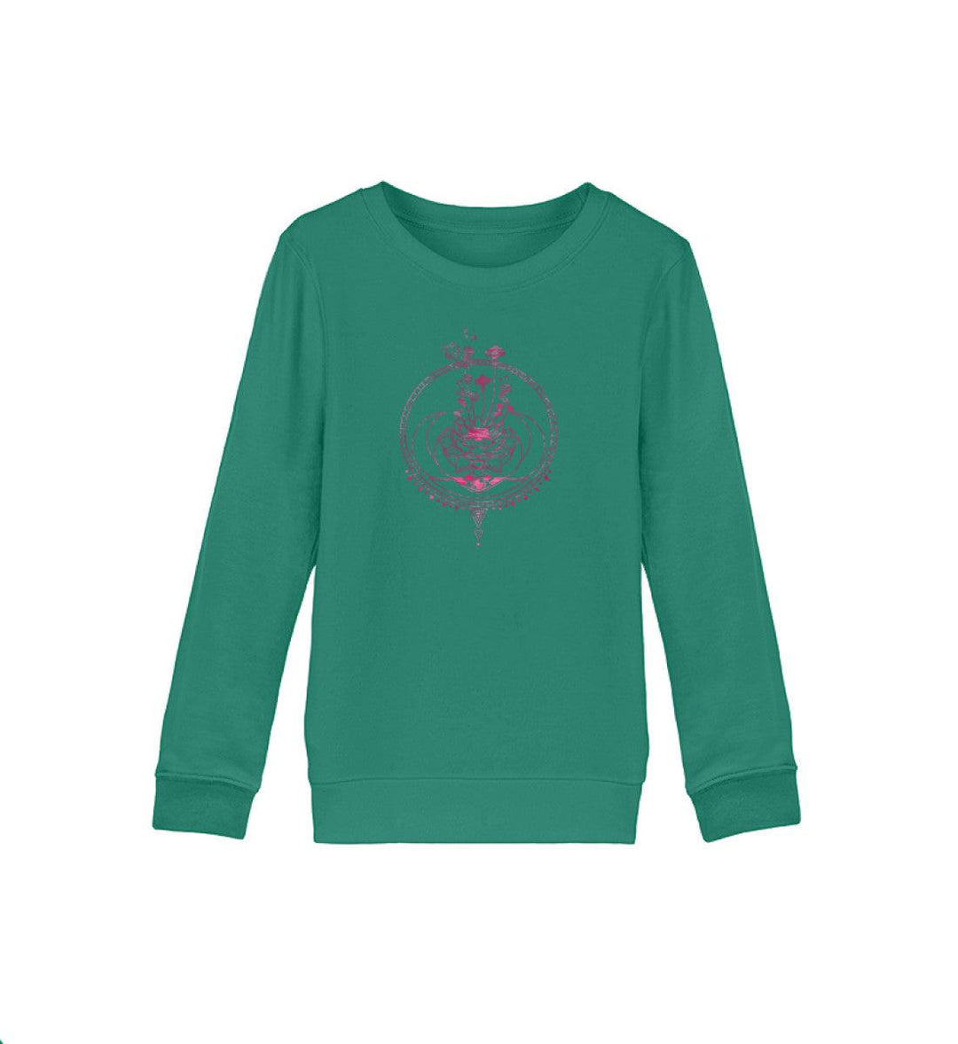 Lotusblume mit Monden - Kinder Bio Sweatshirt