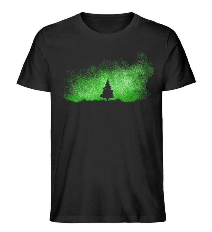 Baum im Sternenhimmel - Herren Premium Bio Shirt