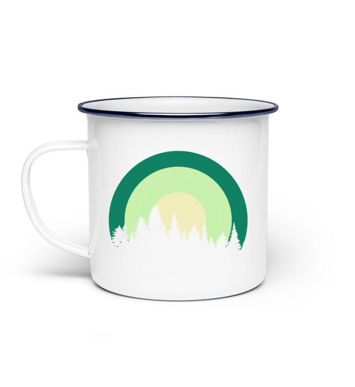 Retrowald - Emaille Tasse