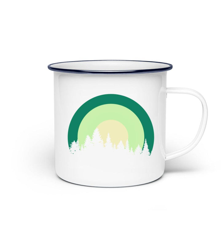 Retrowald - Emaille Tasse