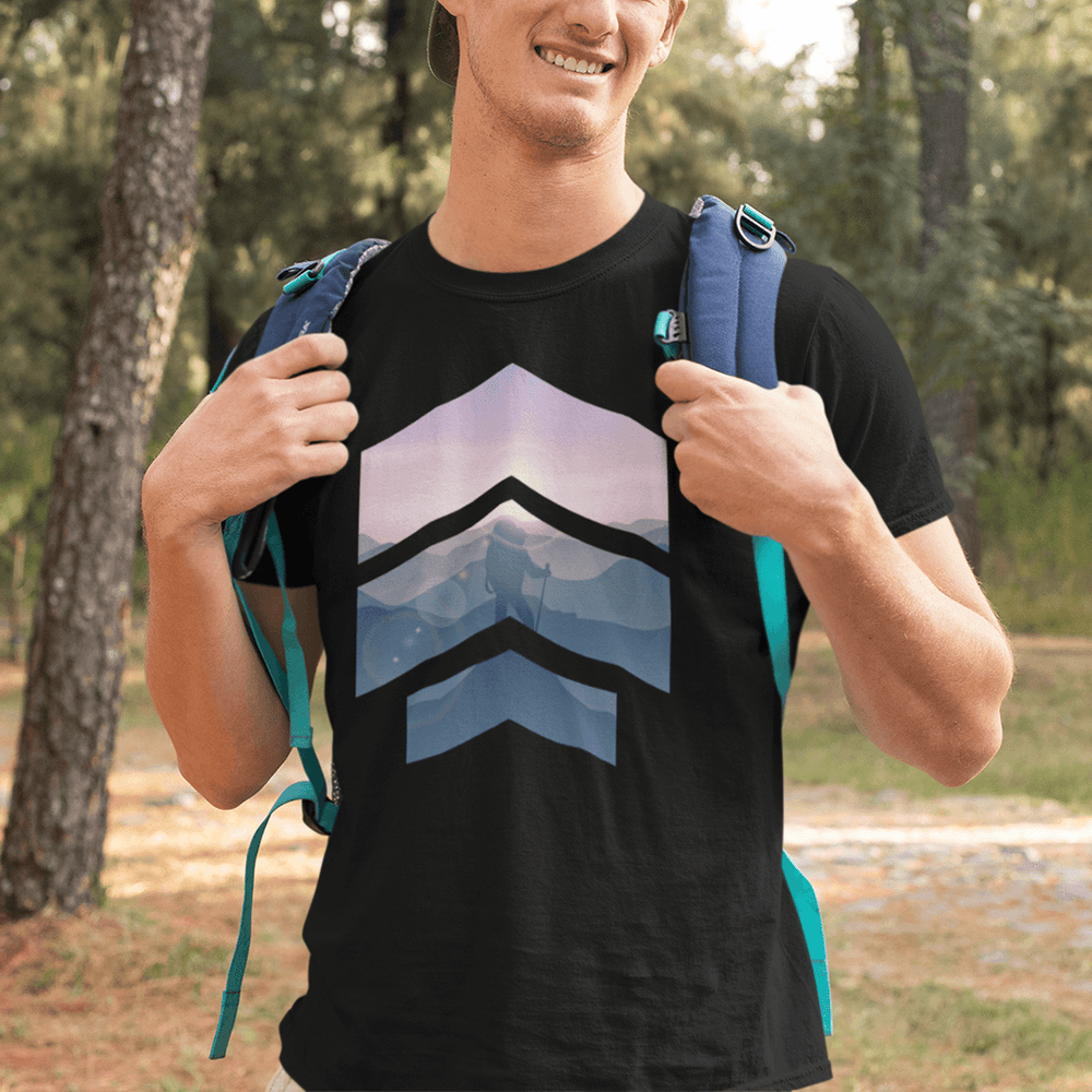 Hiking Arrow   - Herren Premium Organic Shirt - Uwaldu