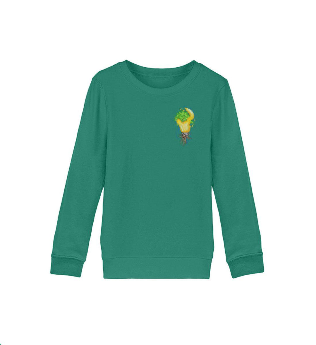 Tree in broken lightbulb - Kinder Bio Sweatshirt